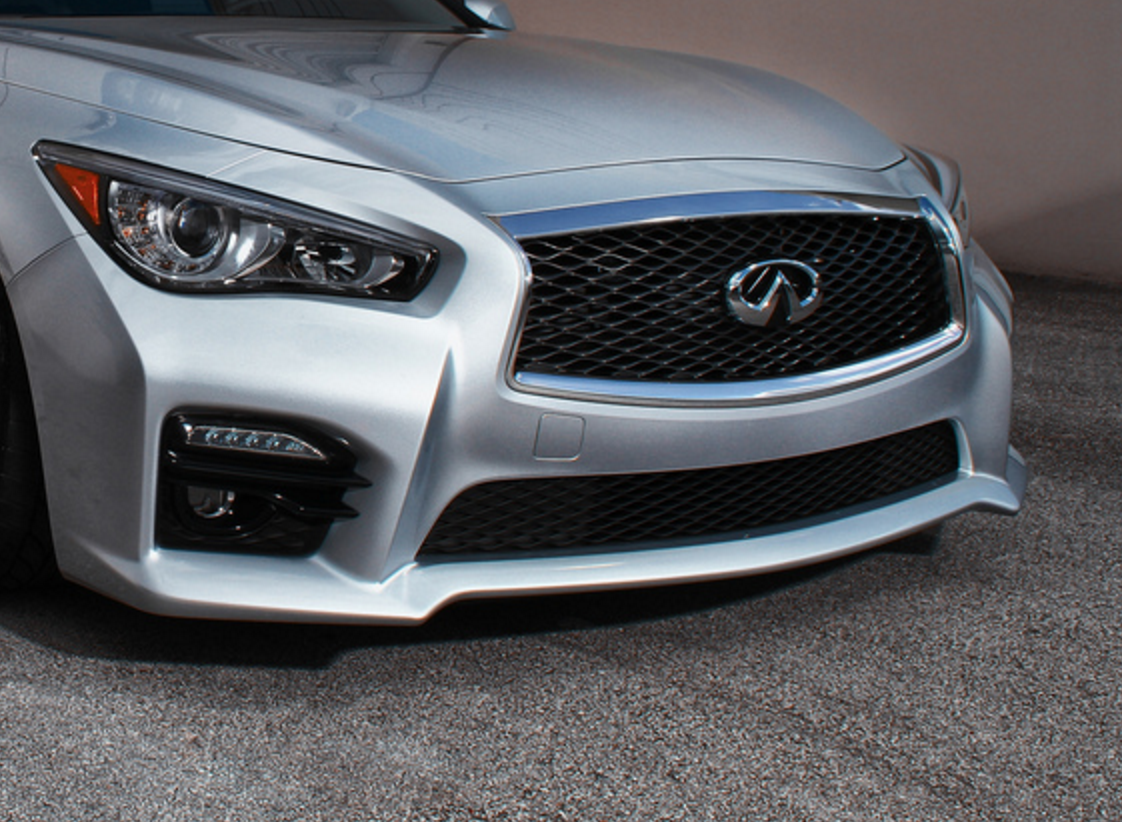 Q50 custom front deals bumper